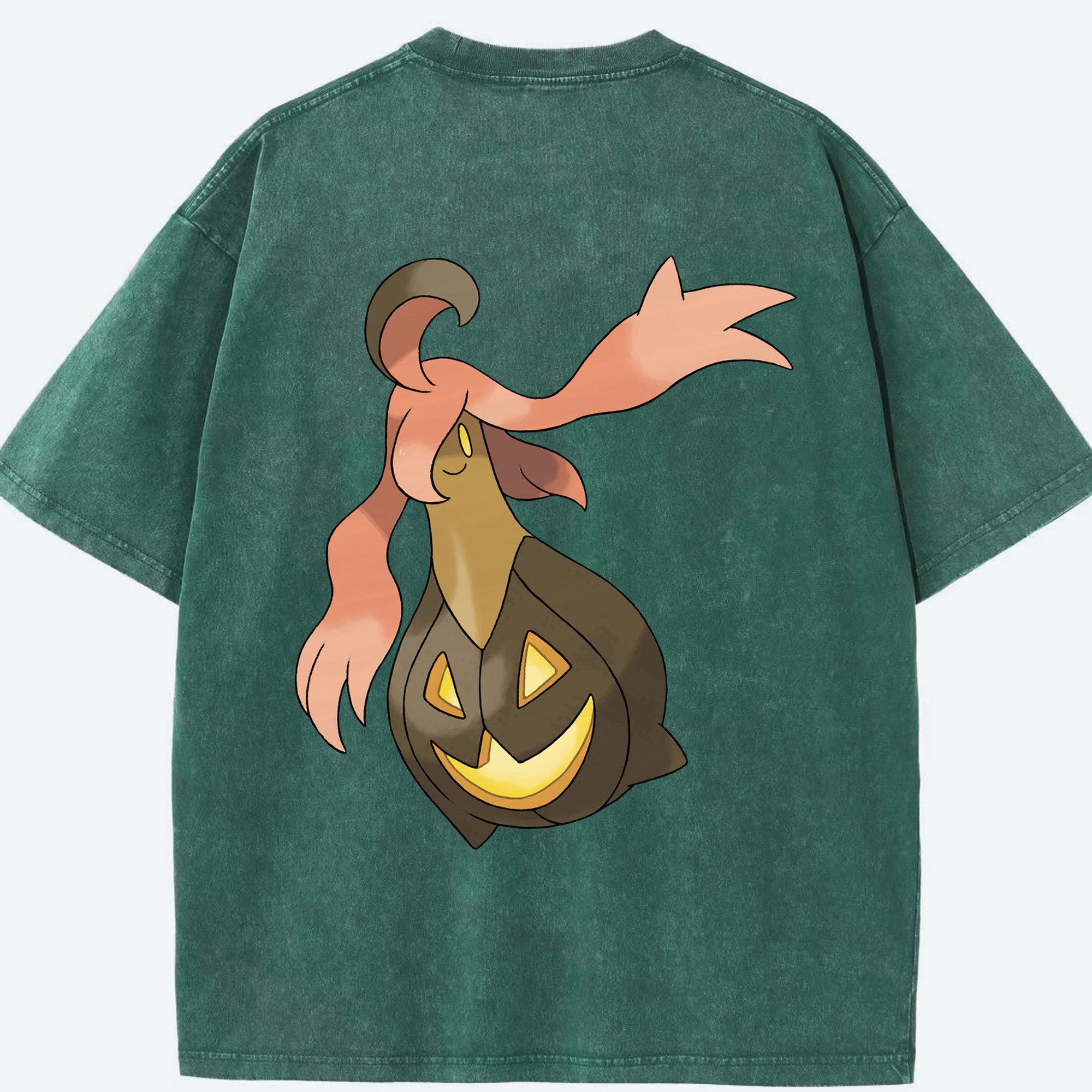 （画像用） ポケットモンスター Pokémon 綿100% ヴィンテージ風 半袖Tシャツ（背面プリント）